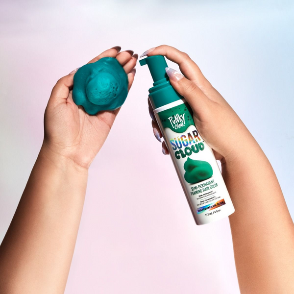 Punky Colour Sugar Cloud Foaming Hair Colour 177ml - Watermelon Suga Green