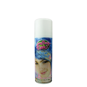 Party Fun Colour Hair Spray - White