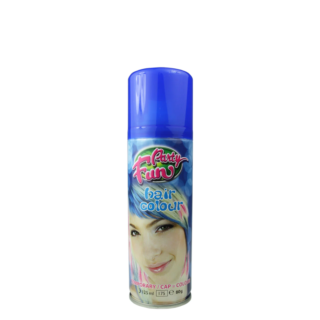 Party Fun Colour Hair Spray - Blue