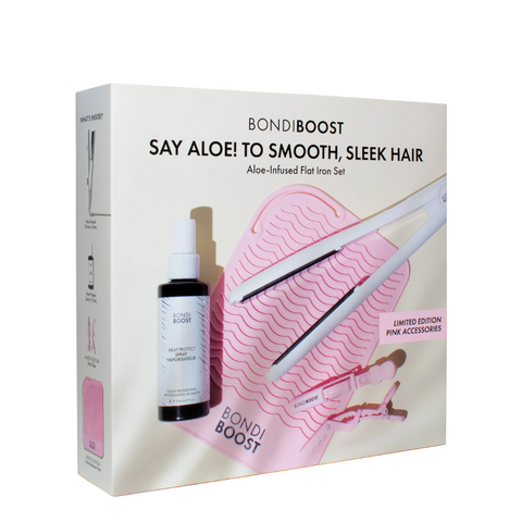 Bondi Boost Aloe Infused Flat Iron Limited Edition Set