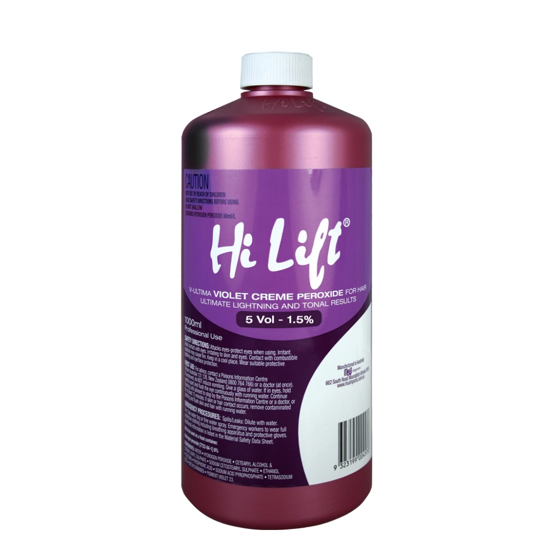 Hi Lift Creme Peroxide Violet 5 Vol 1.5% 1 Litre