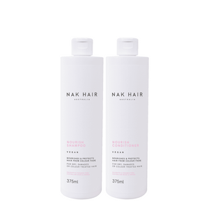 Nak Hair Nourish Shampoo & Conditioner 375ml Duo